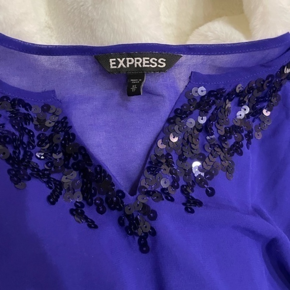 Express Purple Top size XS